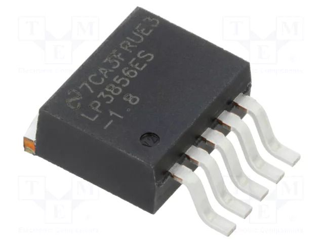IC: voltage regulator; LDO,fixed; 1.8V; 3A; TO263-5; SMD; tube; Ch: 1 TEXAS INSTRUMENTS LP3856ES-1.8/NOPB