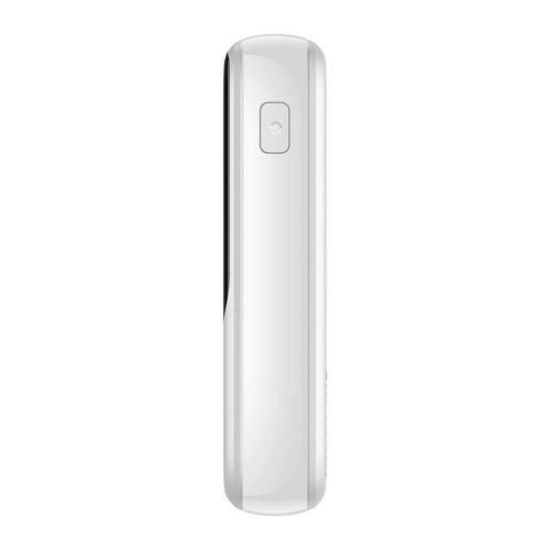 Baseus Qpow Digital Display Power Bank with Fast Charging 10000mAh 20W QC/PD/SCP/FCP with Built-in Lightning Cable White, Baseus 6932172620592 6932172620592