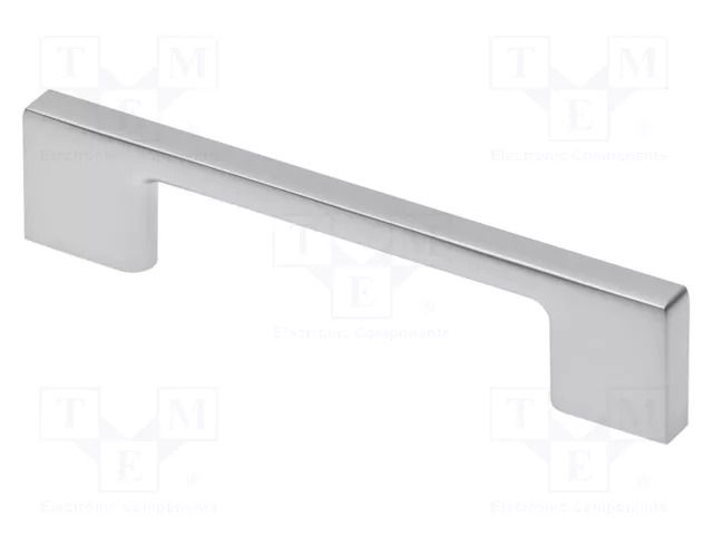 Holder; ZnAL; natural; H: 27.5mm; L: 129mm; W: 8.5mm; handle GTV Poland GTV-UZ-819096-05