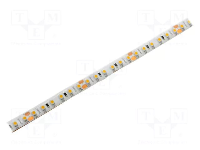 LED tape; white warm; 3528; LED/m: 120; 8.5mm; white PCB; IP65; 120° KGP ELECTRONICS FS096243000R565
