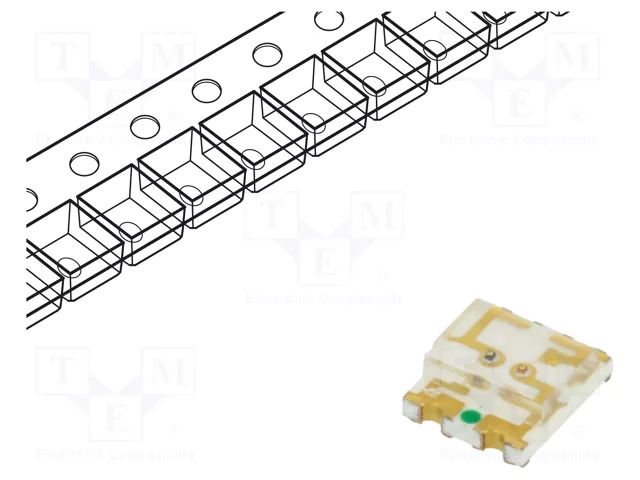 LED; red/green; SMD; 1210; 2÷2.6/2.1÷2.6VDC; 3.2x2.7x1.1mm; 130° BIVAR SM1210BC-SR/HG