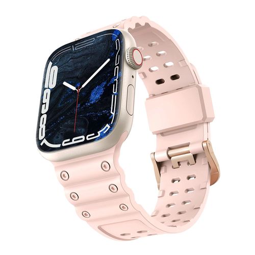 Strap Triple Protection Apple Watch SE strap, 9, 8, 7, 6, 5, 4, 3, 2, 1 (41, 40, 38 mm) band bracelet pink, Hurtel 5907769354236 5907769354236