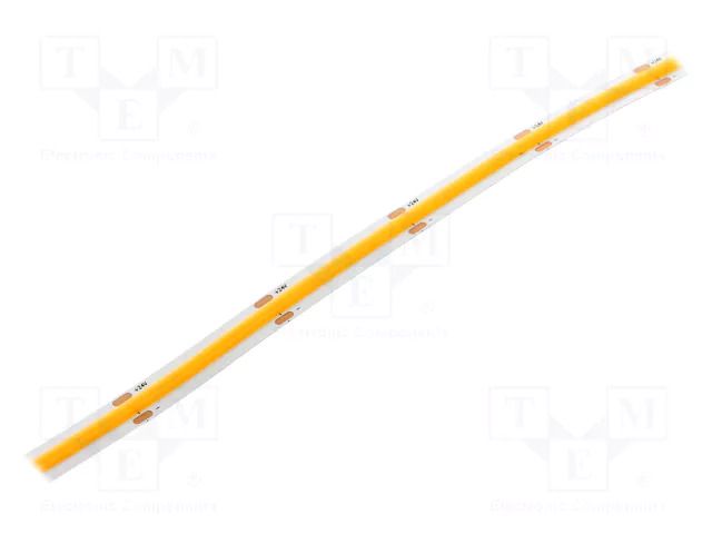 COB LED tape; white warm; LED/m: 504; 10mm; white PCB; IP20; 180° KGP ELECTRONICS FS1402427520COB504