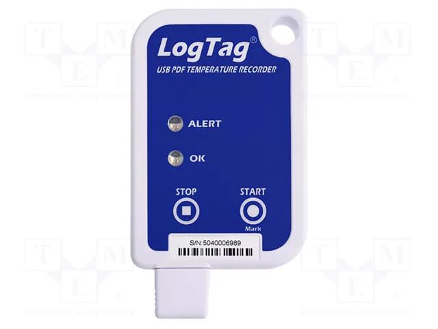 Data logger; temperature; IP64; Temp: -30÷70°C; Interface: USB LogTag LGT-UTRIX-16