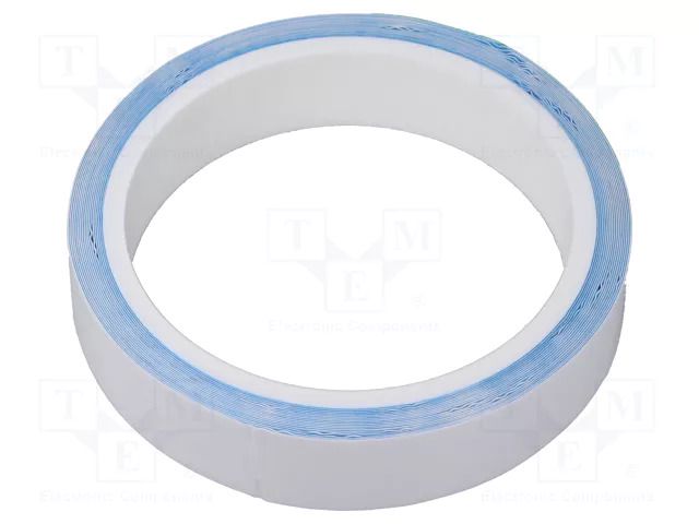 Tape: heat transfer; W: 19mm; L: 5m; Thk: 0.25mm; 0.6W/mK; white 3M 3M-8810-19-5