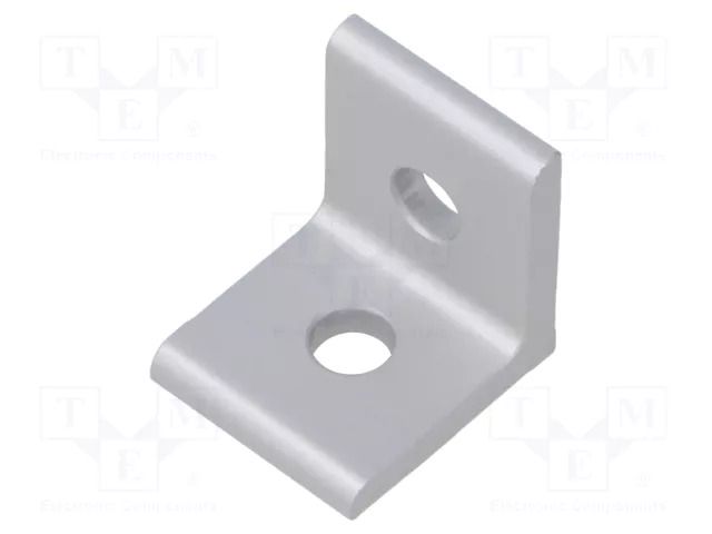 Angle bracket; for profiles; W: 18mm; H: 20mm; L: 20mm; aluminium FATH FA-093WD20