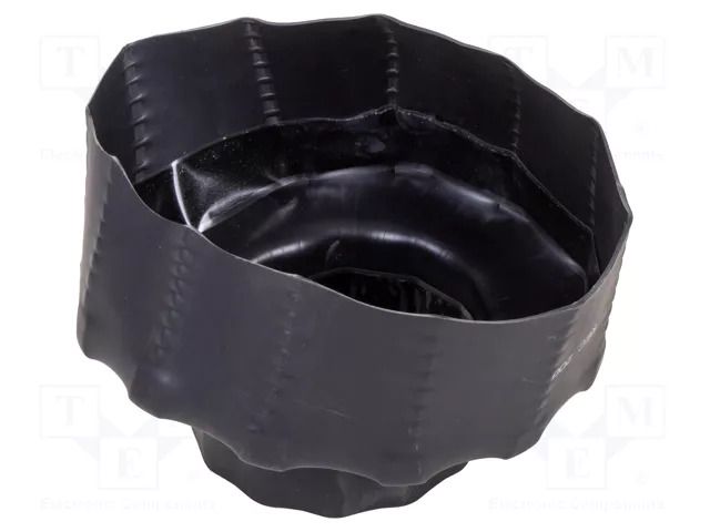 Heat shrink boot; 220/128mm; black; No.of term: 1 RADPOL REC-200