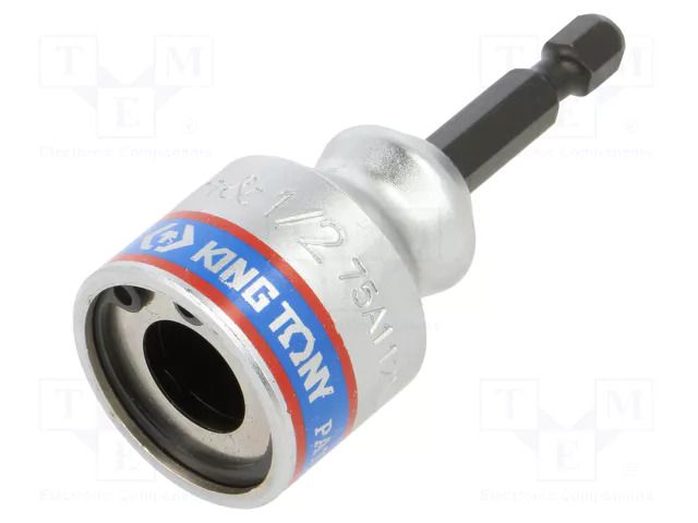 Socket; for threaded rods,socket spanner; 12mm; E6,3mm; 1/4" KING TONY KT-75A112M
