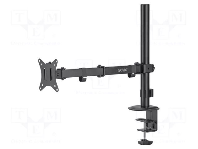 Holder; 9kg; 17÷32"; black; Arm len: 403mm; Dim: 561x484x116mm SAVIO SAVUM-02