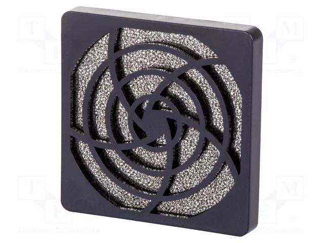 Guard; plastic; 80x80mm; snap fastener,screw; with filter; 30ppi TQSolution LFT80FI30