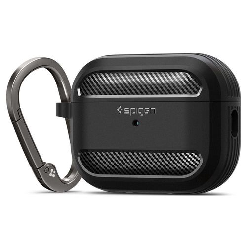 Spigen Rugged Armor Case for Apple AirPods Pro 1 / 2 - Matte Black, Spigen 8809811869002 8809811869002