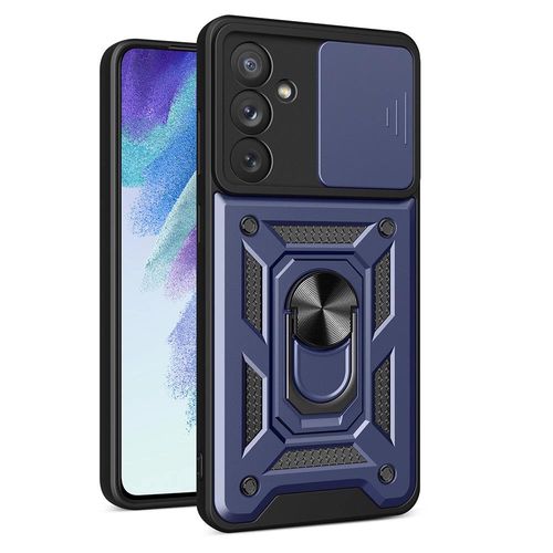 Hybrid Armor Camshield case for Samsung Galaxy A54 5G armored case with camera cover blue, Hurtel 5907769352591 5907769352591