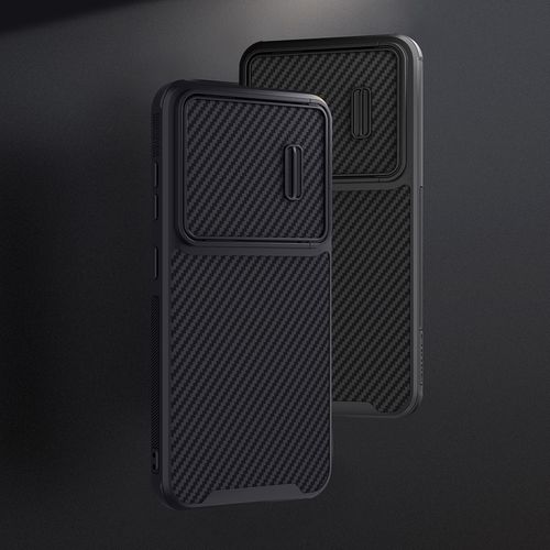 Nillkin Synthetic Fiber S Case for Samsung Galaxy S23+, camera cover, black, Nillkin 6902048258259 6902048258259