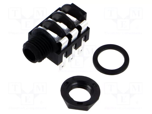 Female; for panel mounting,on PCBs; socket; straight NEUTRIK NTR-NMJ6HF-S