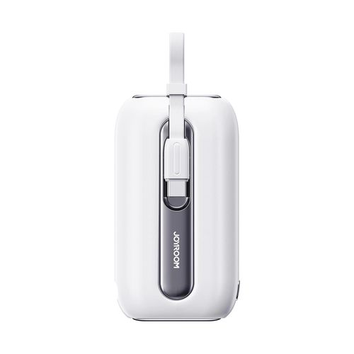 Joyroom mini powerbank 10000mAh Colorful Series 22.5W with 2 built-in USB C and Lightning cables white (JR-L012), Joyroom 6956116701741 6956116701741