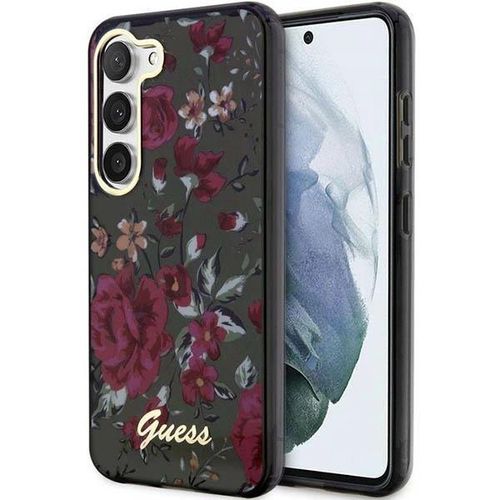 Guess GUHCS23SHCFWSA S23 S911 green/kaki hardcase Flower Collection, Guess 3666339117252 3666339117252