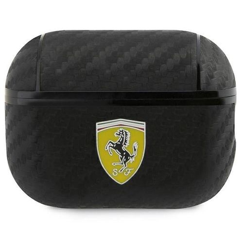 Ferrari FESAP2CABK AirPods Pro 2 cover black/black On Track PU Carbon, Ferrari 3666339112318 3666339112318