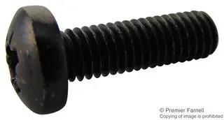 SCREW, POZI PAN, STEEL, BLK, M5X16,PK100 M516 PRSTMCB100-