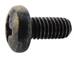 SCREW, POZI PAN, STEEL, BLK, M6X16,PK100 M616 PRSTMCB100-