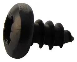 SCREW, POZI PAN, STEEL, BLK, #6X1/4 N60.250 PRSTABB100-