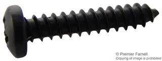 SCREW, POZI PAN, STEEL, BLK, #6X3/4 N60.750 PRSTABB100-