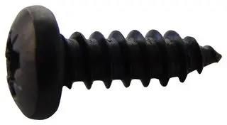 SCREW, POZI PAN, STEEL, BLK, #8X1/2 N80.500 PRSTABB100-