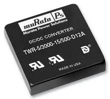 CONVERTER, DC/DC, 3 O/P +5, +/-15V TWR-5/3000-15/500-D12A-C