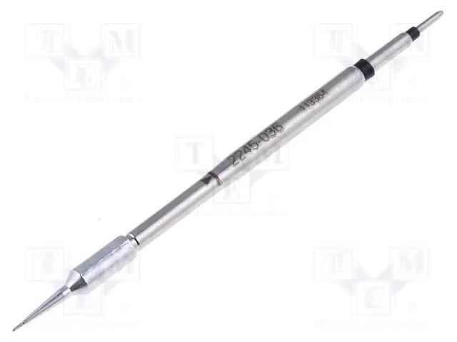Tip; conical; 0.5mm; for  soldering iron,for soldering station JBC TOOLS JBC-C245036