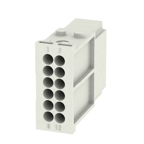 Module insert for industrial connector, Series: ModuPlug, Crimp connection, Number of poles: 12 Weidmuller 1428840000 04050118232998