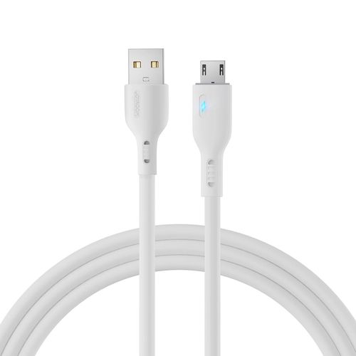 Joyroom Premium Series A13 USB-A / micro USB 2.4A 2m Cable - White, Joyroom 6956116733070 6956116733070