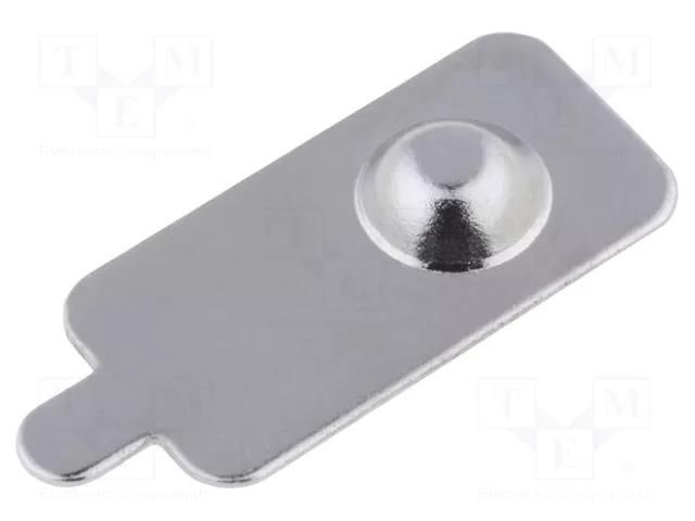 Contact; AAA,R03; Batt.no: 1; soldered; Contacts: steel COMF 403A
