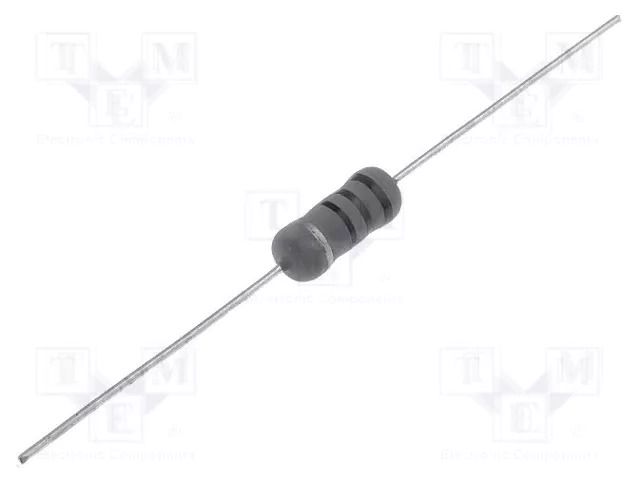Resistor: wire-wound; high voltage; THT; 1kΩ; 1W; ±5%; 500V; Ø5x12mm ROYALOHM KNPA1W-1K