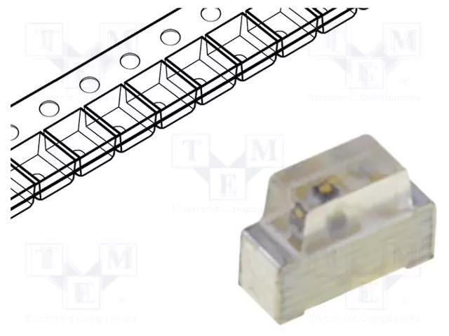 LED; SMD; 0602; green; 18÷60mcd; 1.6x1.2x0.6mm; 110°; 20mA; λd: 570nm KINGBRIGHT ELECTRONIC KPA-1606CGCK