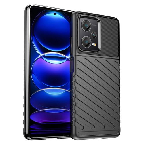 Thunder Case case for Xiaomi Redmi Note 12 Pro+ silicone armor case black, Hurtel 5907769353611 5907769353611