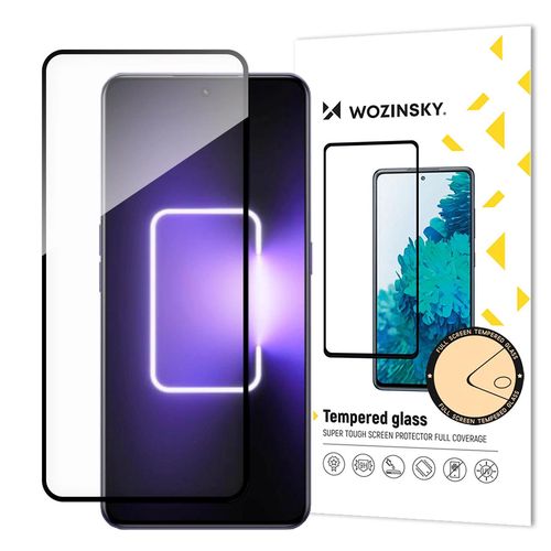 Wozinsky Full Glue Tempered Glass Tempered Glass For Realme GT Neo 5 / Realme GT3 9H Full Screen Cover With Black Frame, Wozinsky 5907769320835 5907769320835