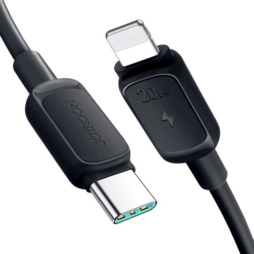 Joyroom Multi-Color Series A14 USB-C/ Lightning Cable 20W 1.2 m - Black, Joyroom 6956116748470 6956116748470