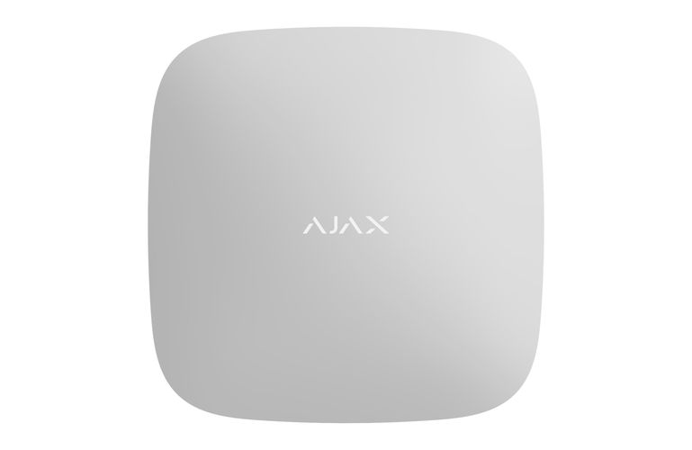 HUB 2 wireless control panel, 2x SIM 2G, LAN, 100 devices, 50 users, white, Ajax 14910.40.WH1