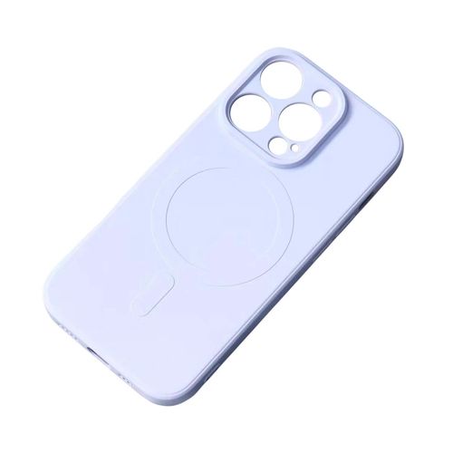 MagSafe Compatible Silicone Case for iPhone 15 Plus Silicone Case - Blue, Hurtel 5907769356865 5907769356865