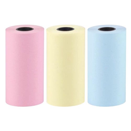 Set of colorful paper rolls for the HURC9 cat mini thermal printer - 3 pcs., Hurtel 5907769356186 5907769356186