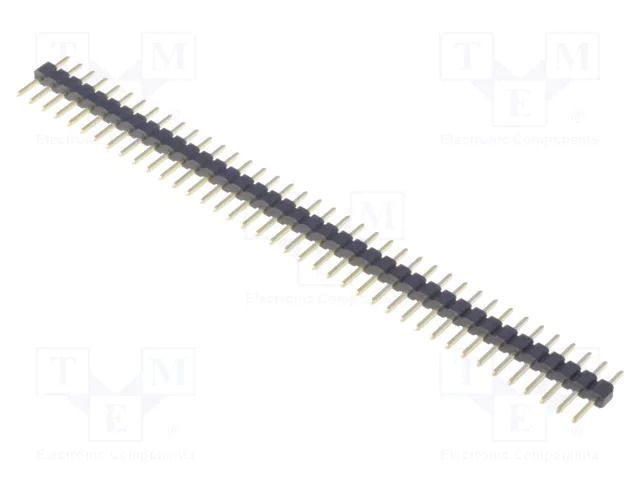 Connector: pin strips; pin header; male; PIN: 40; straight; THT; 2mm ADAM TECH 2PH1-40-UA
