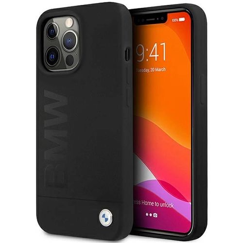 BMW Silicone Signature Logo Case for iPhone 13 Pro / iPhone 13 - Black, BMW 3666339022679 3666339022679