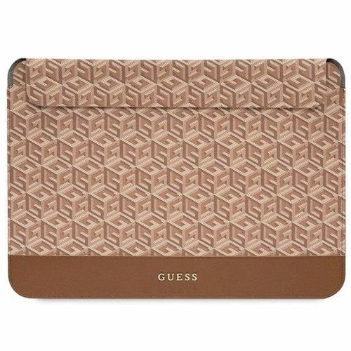 Guess GCube Stripes case for a 14&quot; laptop - brown, Guess 3666339112363 3666339112363