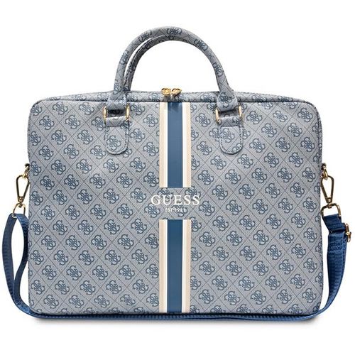 Guess 4G Printed Stripes bag for a 16&quot; laptop - blue, Guess 3666339119553 3666339119553