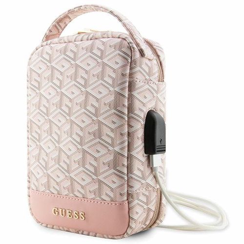 Guess Bag GUHBHGCFSEP Organizer pink/pink GCube Stripe, Guess 3666339120276 3666339120276