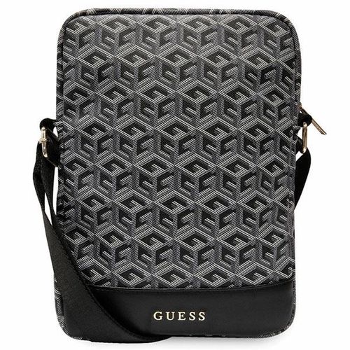 Guess Bag GUTB10HGCFSEK 10" black/black GCube Stripe Tablet Bag, Guess 3666339120344 3666339120344