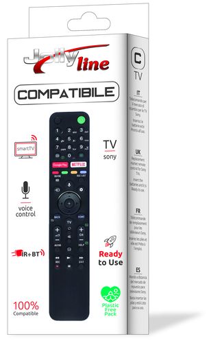Replacement Remote Control for SONY Smart TV with Voice Control, Bluetooth JL1509 8023389764907