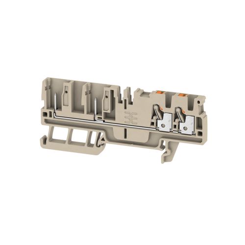 Feed-through terminal block, PUSH IN, 2.5 mm², 800 V, 24 A, Number of connections: 4 Weidmuller 1514030000 04050118321401