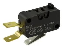 MICROSWITCH, SPCO, PLUNGER ACTUATOR D459-V3AA