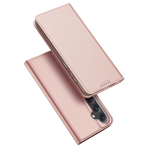 Wallet case with stand for Samsung Galaxy S23 FE Dux Ducis Skin Pro - pink, Dux Ducis 6934913024539 6934913024539