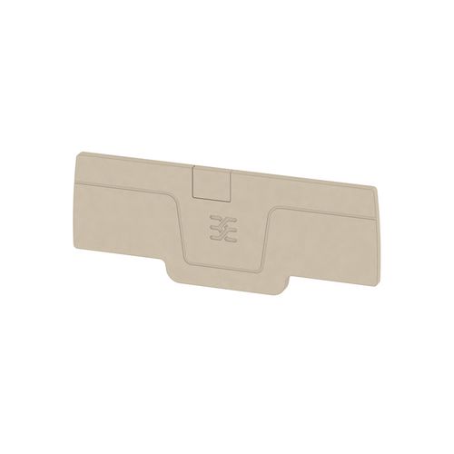 End plate (terminals), 75.55 mm x 2.1 mm, dark beige Weidmuller 1521530000 04050118328165
